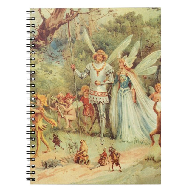 Cuaderno Thumbelina y el príncipe Boda, cuentos de hadas ve (Frente)