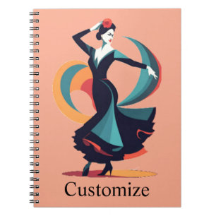 Cuaderno Thunder_Cove, bailarina de flamenco