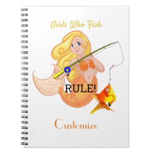 Cuaderno Thunder_Cove, Chica de la sirena pesquera divertid
