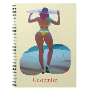 Cuaderno Thunder_Cove, Chica de playa de booty en bikini
