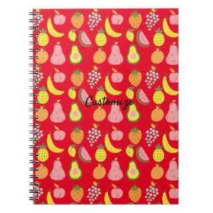 Cuaderno Thunder_Cove de la colección de frutas variadas