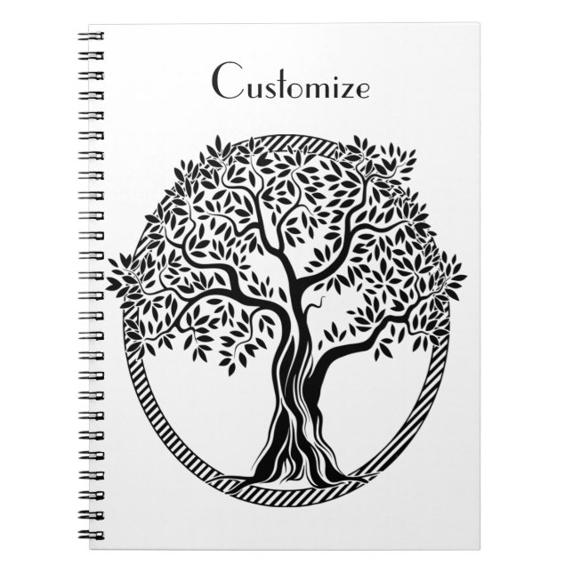 Cuaderno Thunder_Cove del árbol de la vida (Frente)