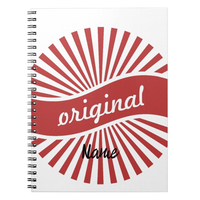 Cuaderno Thunder_Cove, logotipo de Rótulo original (Frente)