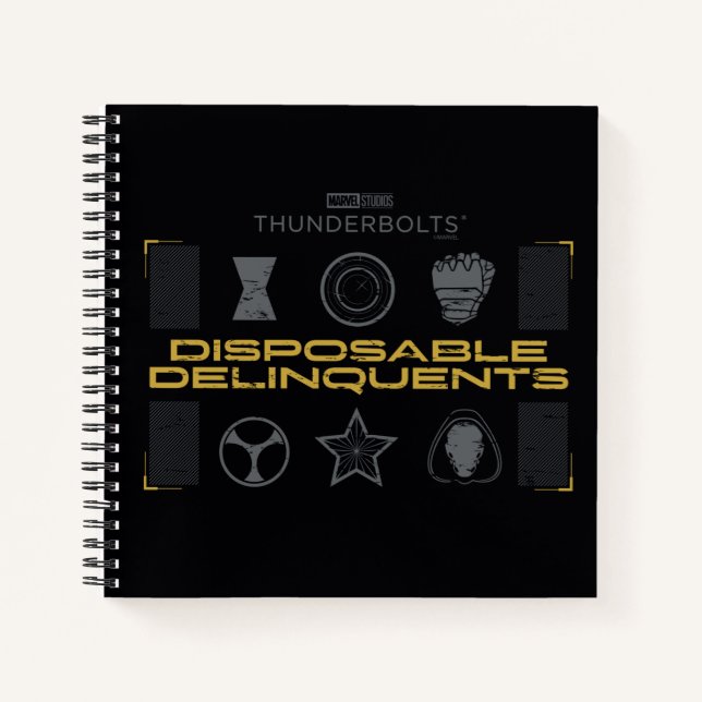 Cuaderno Thunderbolts* | Disposable Delinquents (Anverso)
