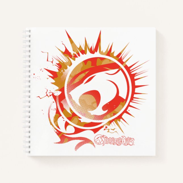 Cuaderno ThunderCats | Gráfico con logotipo explosivo (Anverso)