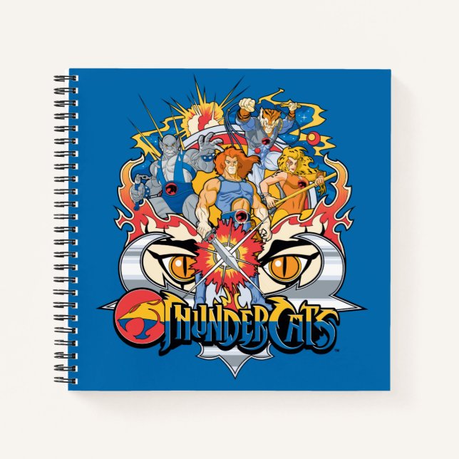 Cuaderno ThunderCats | Gráfico del grupo Firey (Anverso)