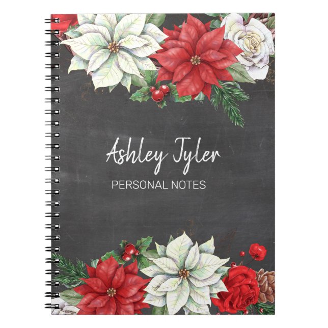 Cuaderno tias de pizarra de tias holly girly personalizado (Frente)