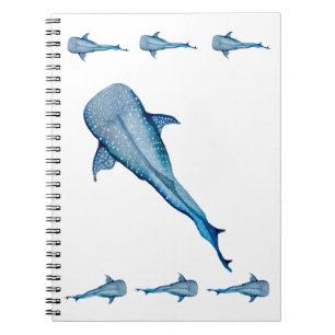 Cuaderno Tiburón ballena acuática