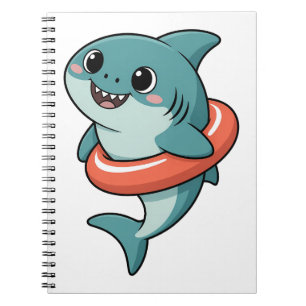 Cuaderno Tiburón Bebé Lindo Con Flotador   Niños