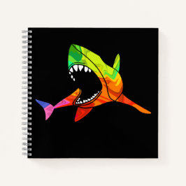Cuaderno Tiburón colorido
