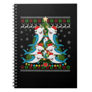Cuaderno Tiburón martillo de navidad