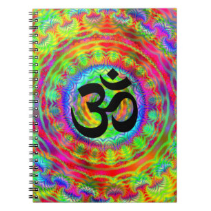 Cuaderno Tiedye Objetivo con Símbolo Om
