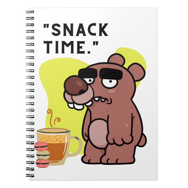 CUADERNO ¡TIEMPO DE APERITIVOS!- ANIMAL-FUNNY- CAFÉ-COOKIS (Frente)