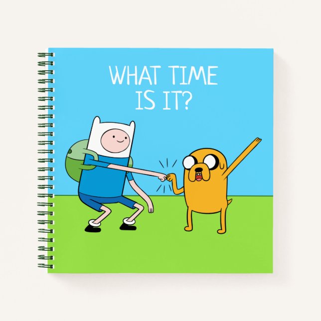 Cuaderno Tiempo de aventura | Finn & Jake Fist Bump (Anverso)