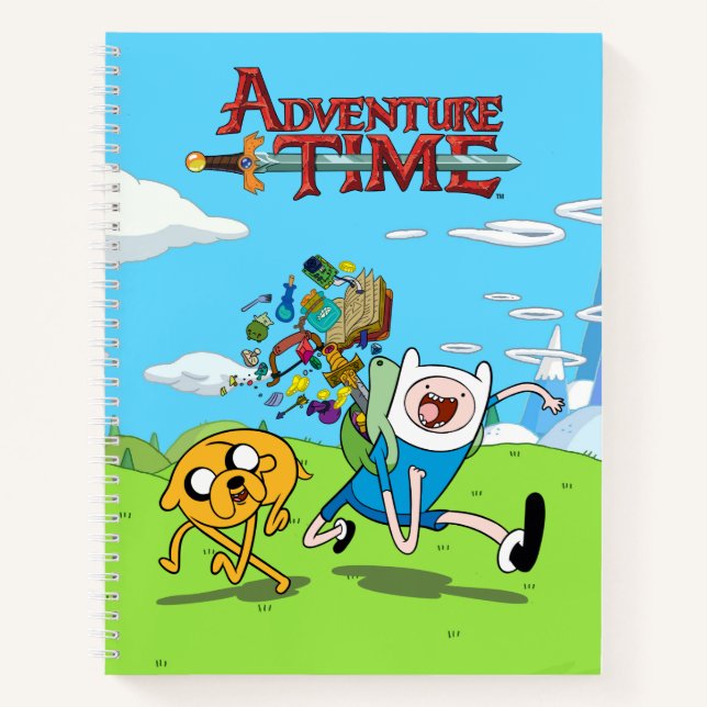 Cuaderno Tiempo de aventura | Gear de aventura de Finn (Anverso)