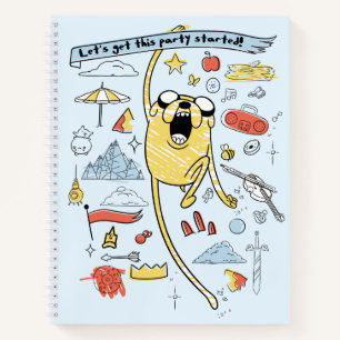 Cuaderno Tiempo de aventura Jake Sketch, "Fiesta"