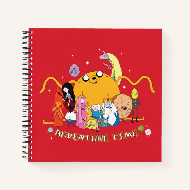 Cuaderno Tiempo de aventura | Large Jake Group Graphic (Anverso)