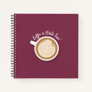 Cuaderno Tiempo de café y Biblia (logotipo) Bolera