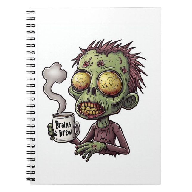 Cuaderno Tiempo de Café Zombie (Frente)