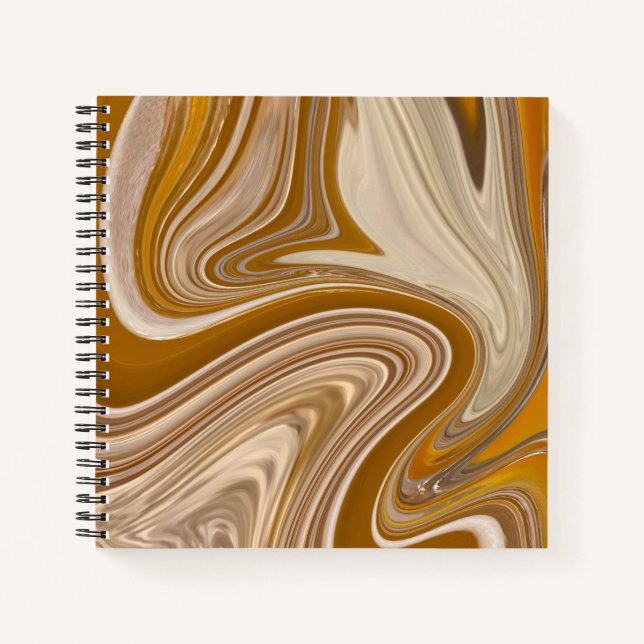 Cuaderno Tiempo de cerveza abstracto (Anverso)