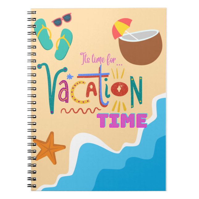 Cuaderno tiempo de vacaciones (Frente)
