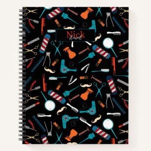 Cuaderno Tienda de Barbería Personalizada