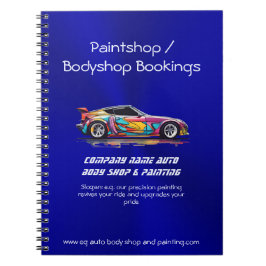 Cuaderno Tienda de carrocería automática y pintura de preci