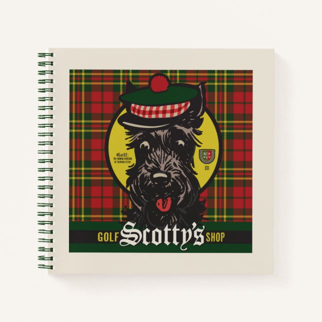 Cuaderno Tienda de golf Scotty (Anverso)