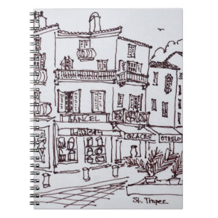 Cuaderno Tiendas Saint-Tropez Riviera francesa, Francia