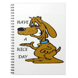 CUADERNO "TIENE UN DÍA AGRADABLE" PERRO DE PUPPY