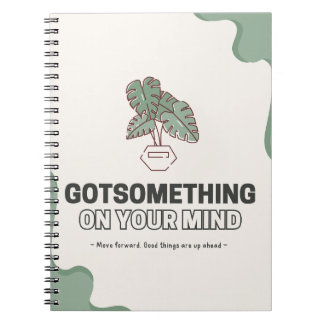 Cuaderno ¿Tienes algo en mente? | ¡Personalizable