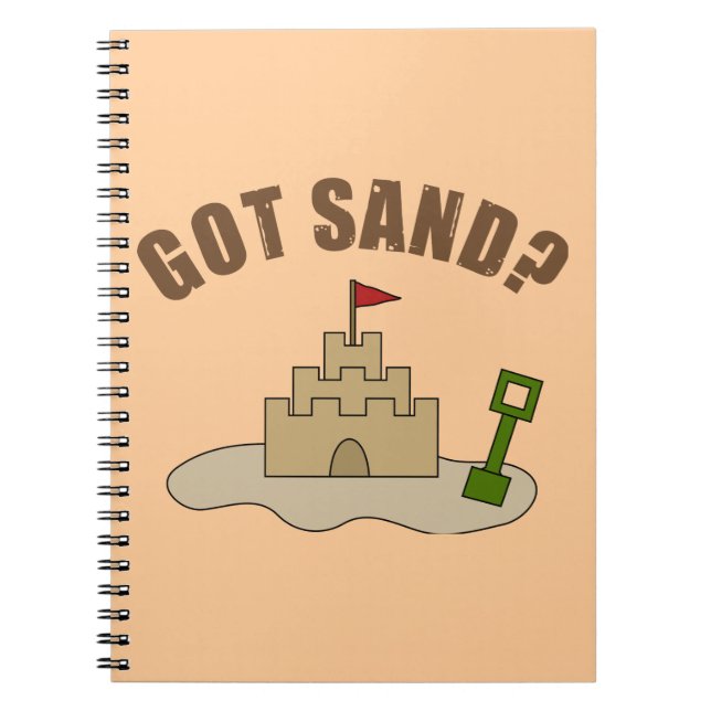 Cuaderno ¿Tienes arena? (Frente)