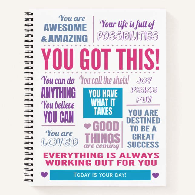 Cuaderno Tienes Esta Cita Inspiradora (Anverso)
