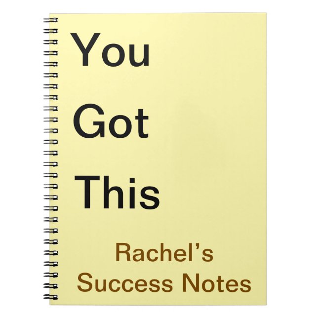 Cuaderno Tienes esta mentalidad de crecimiento Personalizad (Frente)