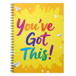 Cuaderno Tienes este portátil de escuela motivacional