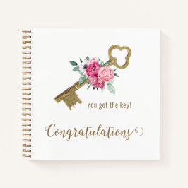 Cuaderno ¡Tienes la llave! Felicidades por tu nueva casa