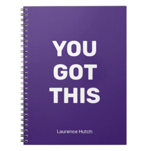 Cuaderno Tienes Minimalista A Esta Violeta Púrpura Su nom
