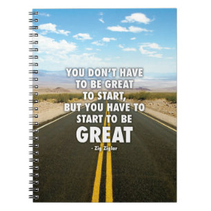 Cuaderno Tienes Que Empezar A Ser Genial - Motivacional