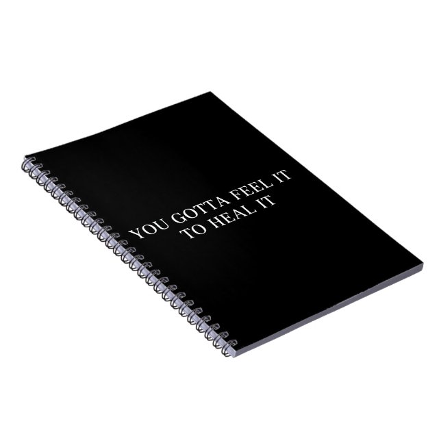 Cuaderno Tienes que sentirlo para sanarlo Salud mental Psic (Lado Derecho)