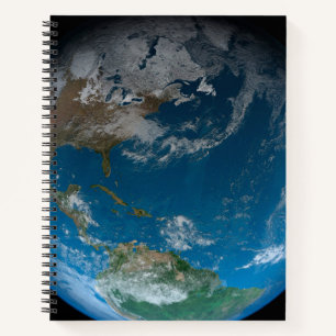 Cuaderno Tierra Completa Con América Del Norte Y Del Sur.
