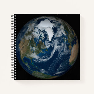 Cuaderno Tierra Con Nubes Y Hielo Marítimo 2