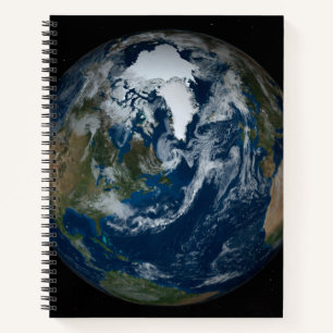 Cuaderno Tierra Con Nubes Y Hielo Marítimo 2