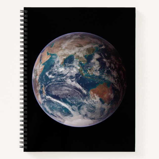 Cuaderno Tierra de Mármol Azul (Hemisferio Oriental) (Anverso)