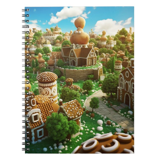 Cuaderno Tierra de pan de jengibre (Frente)