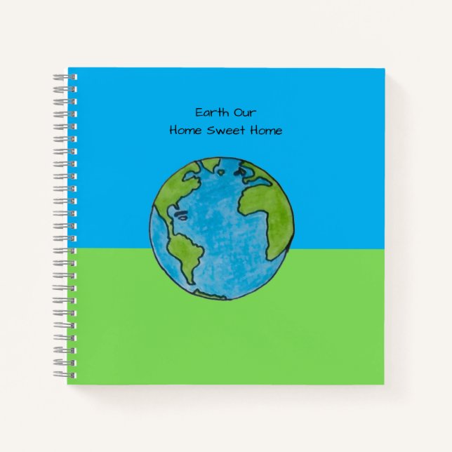 Cuaderno Tierra nuestro hogar dulce hogar (Anverso)