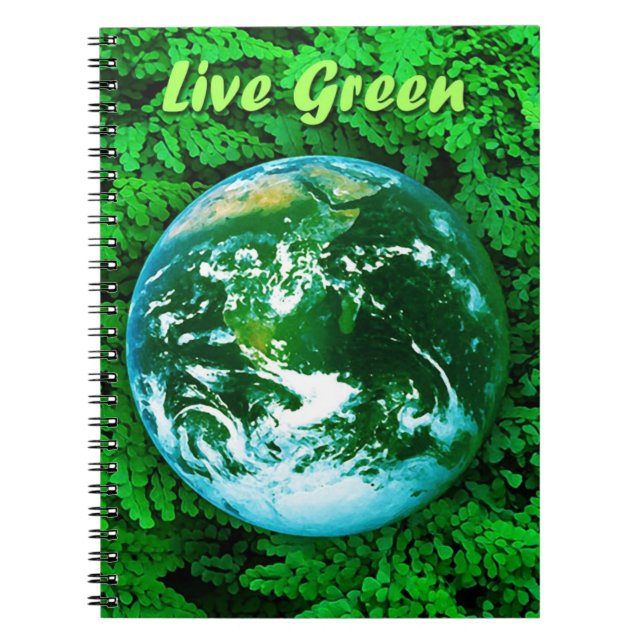 Cuaderno Tierra verde - conciencia ecológica (Frente)