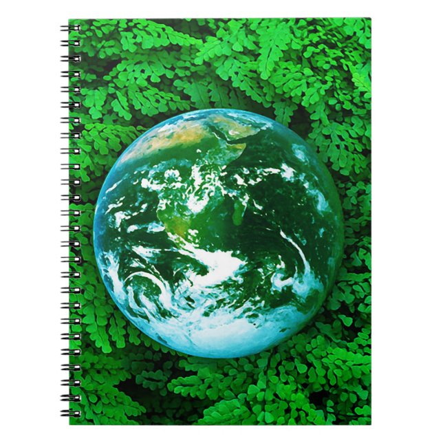 Cuaderno Tierra verde - conciencia ecológica (Frente)