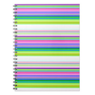 Cuaderno Tierras de neón de colores cálidos