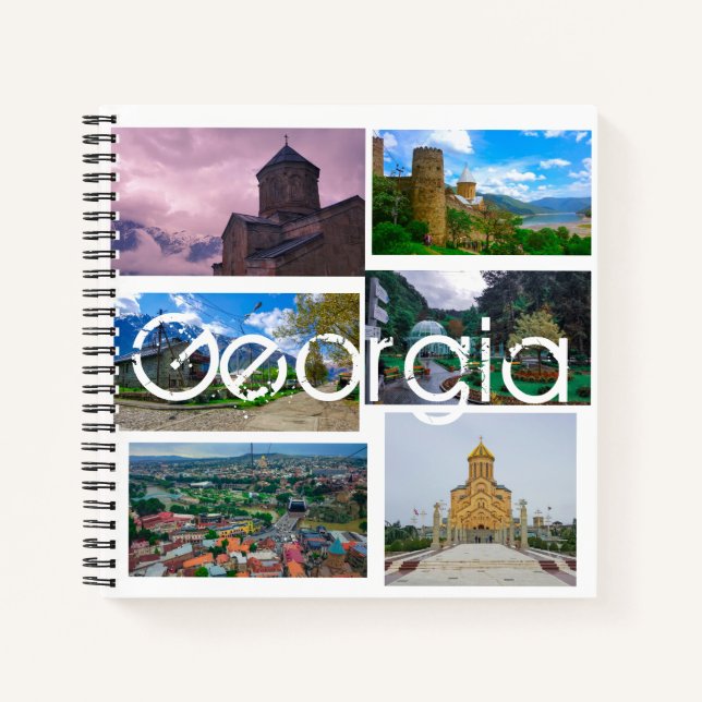 Cuaderno Tiflis Kazbegi Borjomi Georgia Arquitectura (Anverso)