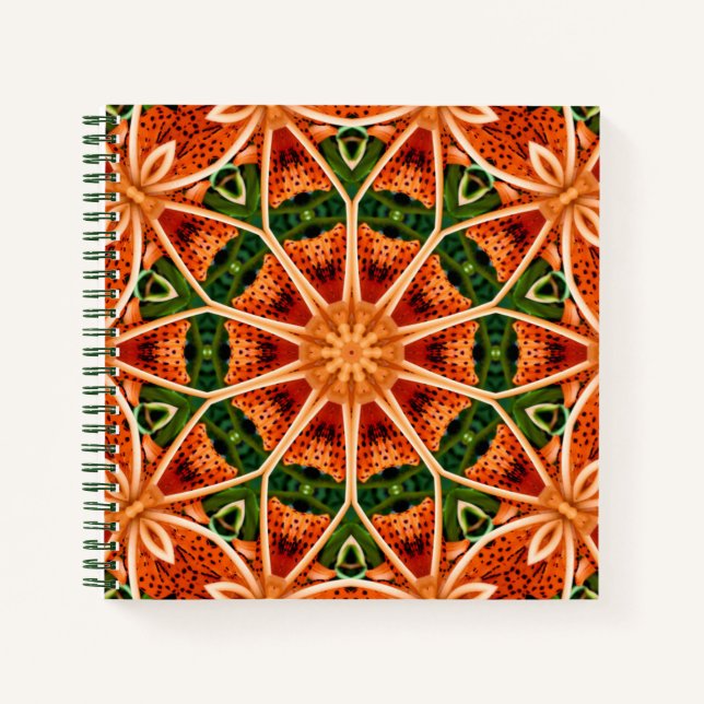 CUADERNO TIGER LILY MANDALA JOURNAL (Anverso)